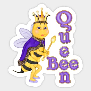 Funny Queen Bee Attitude Sticker